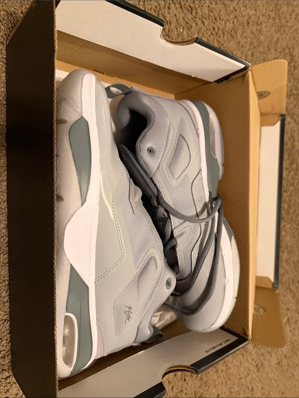Jordan Stay Loyal 3 Men's Light Gray and White Athletic Sneakers